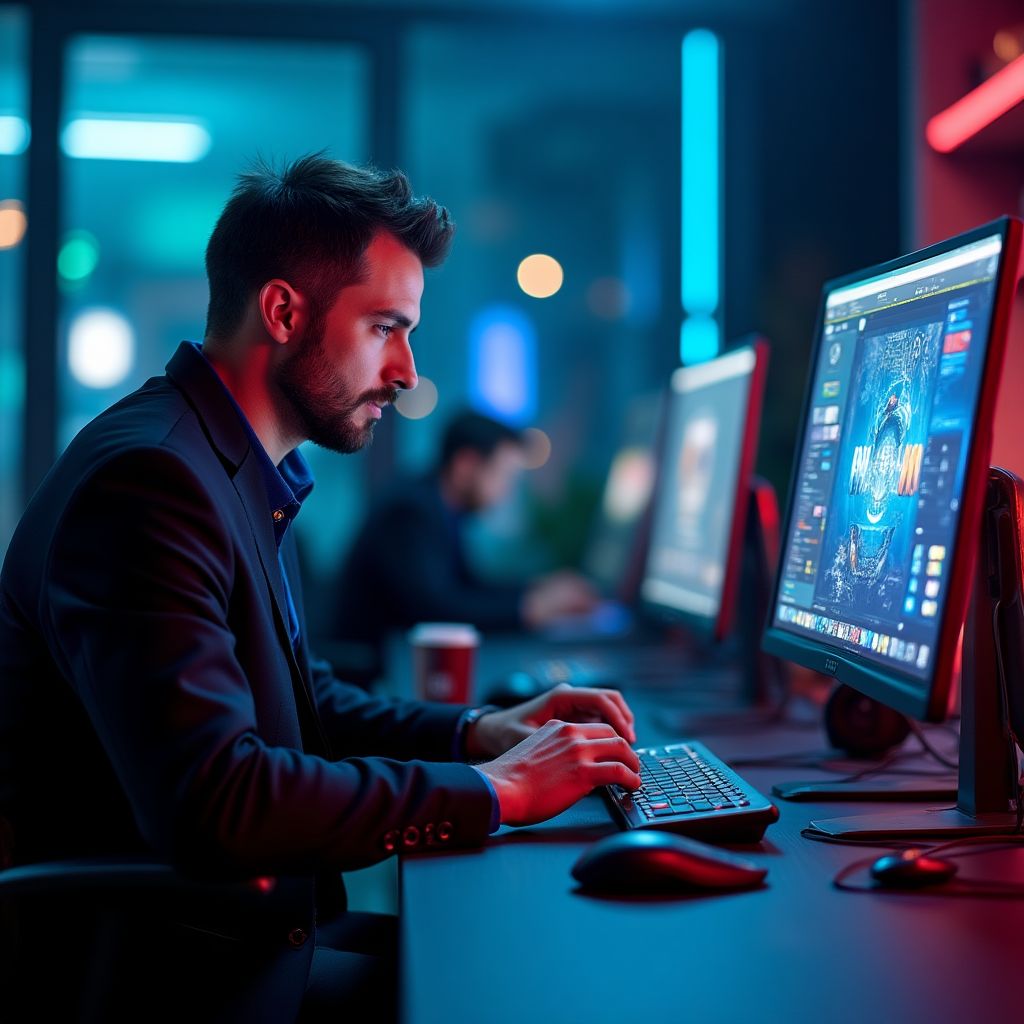 Echipa Top 5 Jocuri Mobile în biroul nostru din București